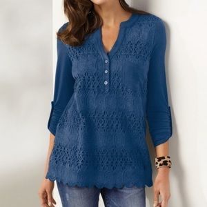 Soft Surroundings Women’s Valletta Pullover Top. Size XL.